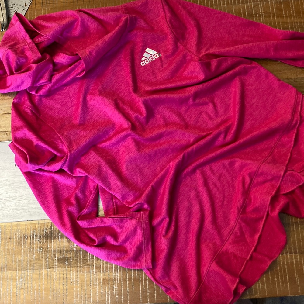 Girls pink tunic hoodie